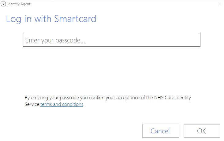 point-of-care applications PIN entry prompts