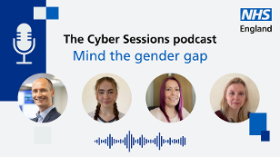 The Cyber Sessions podcast 'Mind the gender gap' front page