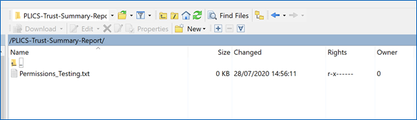 PLICS summary trust report image.