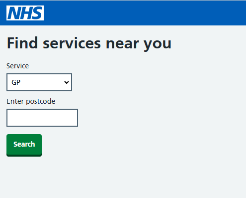 Find services near you example widget