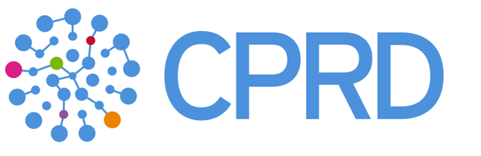 Screenshot of logo of the Clinical Research Datalink (CPRD) service