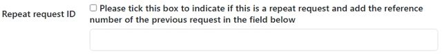 Repeat request field