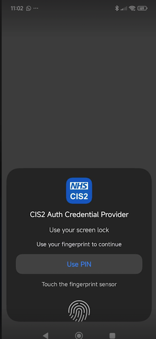 AAL3 passkey Android registration step 4