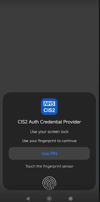 AAL3 passkey Android registration step 9