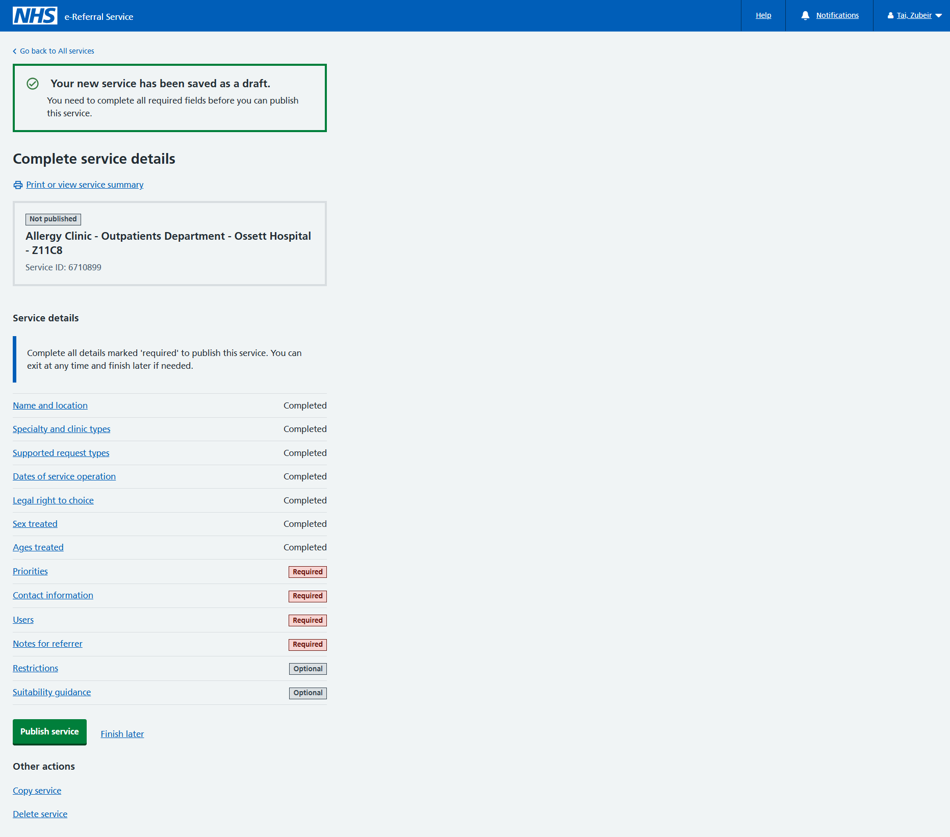 Creating a new referral assessment service - NHS England Digital