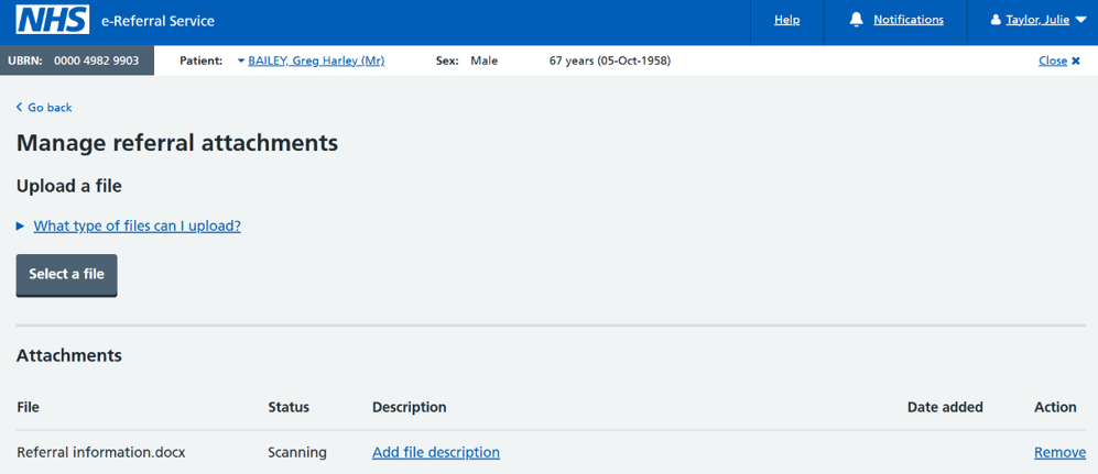 Image after referrer has attached a file 