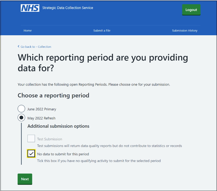 Submitting data with SDCS Cloud - NHS England Digital
