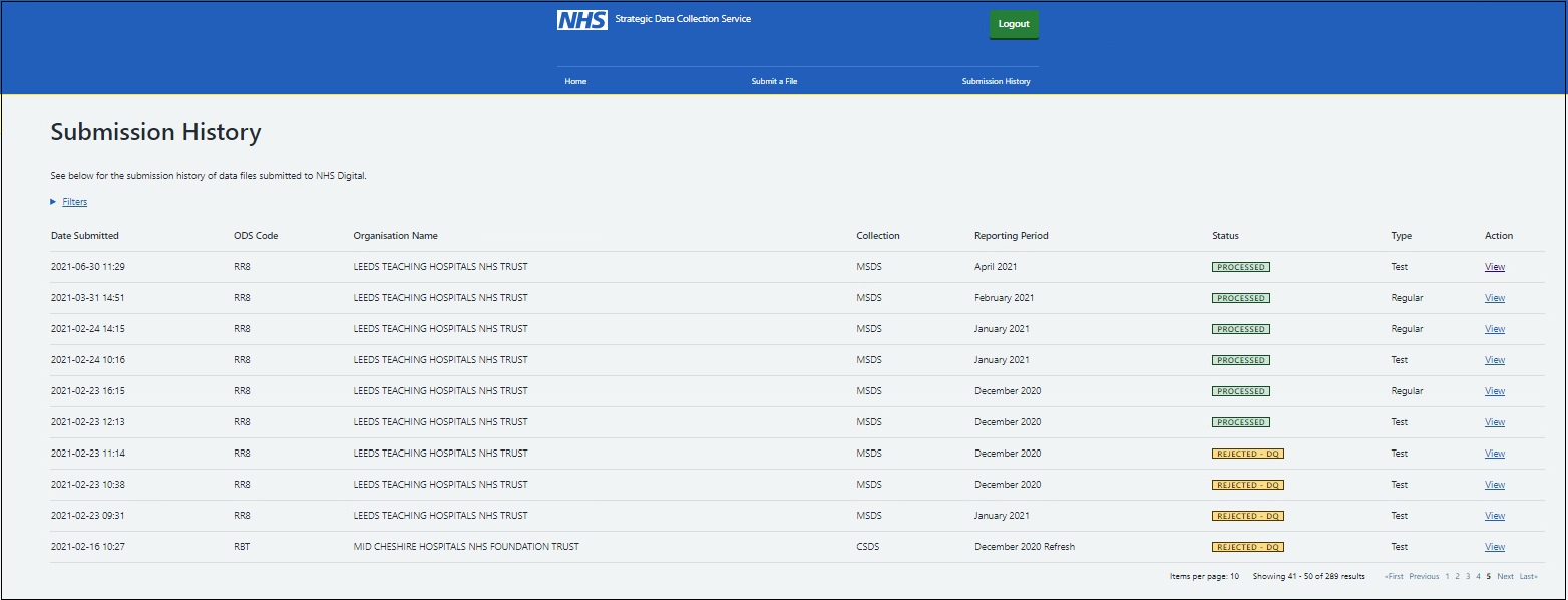 Submitting data with SDCS Cloud - NHS England Digital