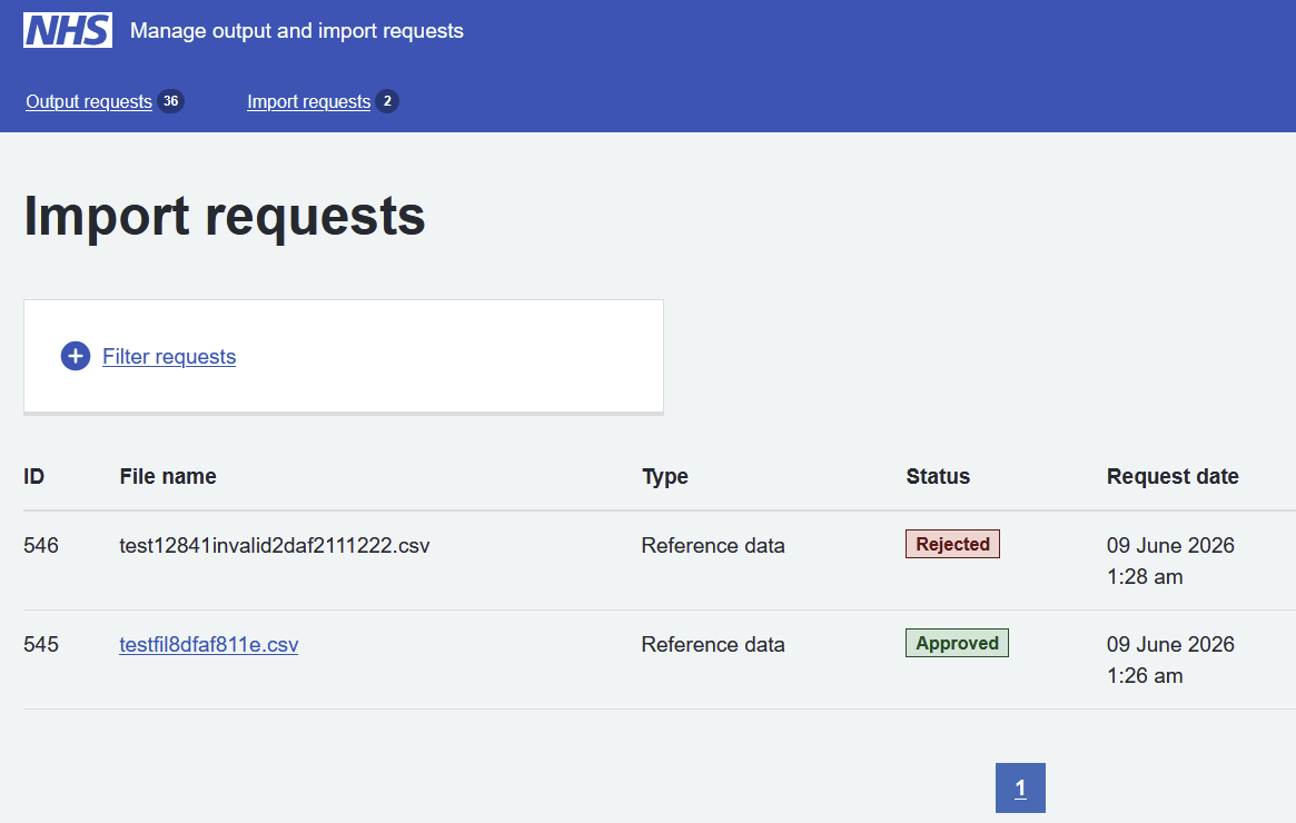 Import requests