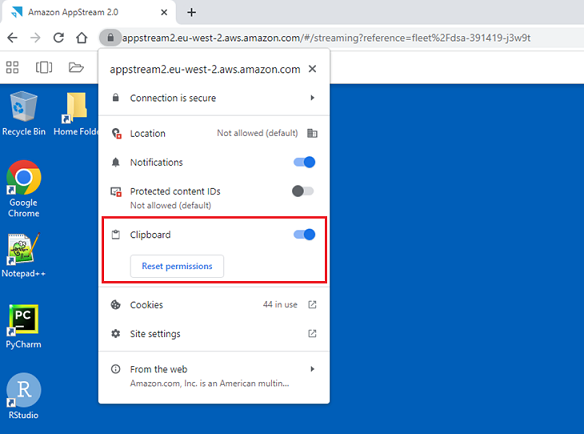 Clipboard screen
